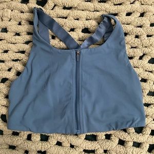 Blue Gymshark Sports bra